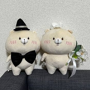 ともだちはくま 新郎新婦ぬいぐるみセット Amazon.co.jp: ともだちはくま 新郎新婦 ぬいぐるみ 結婚式 ウェルカム